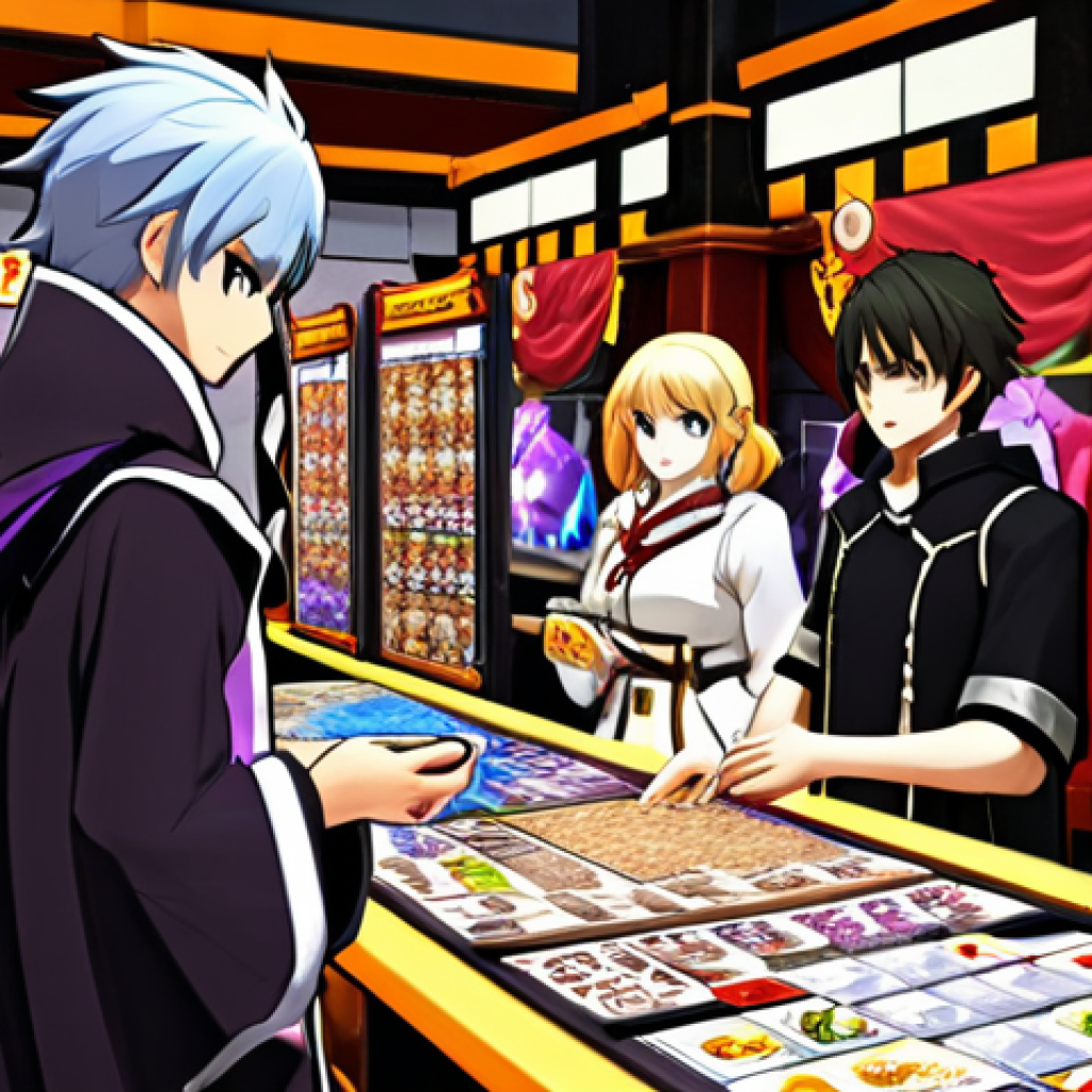 **A group of Elsword players triumphantly battling through a Secret Dungeon, surrounded by glowing loot and magical effects. Focus on teamwork, excitement, and the abundance of rare items.**