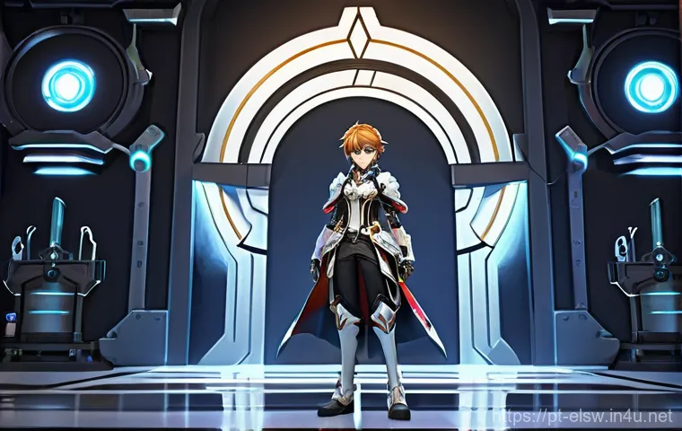 엘소드 나소드 연구소 공략 - An intense boss battle against "Victor" in a vast, metallic arena deep within the Nasod Laboratory. ...