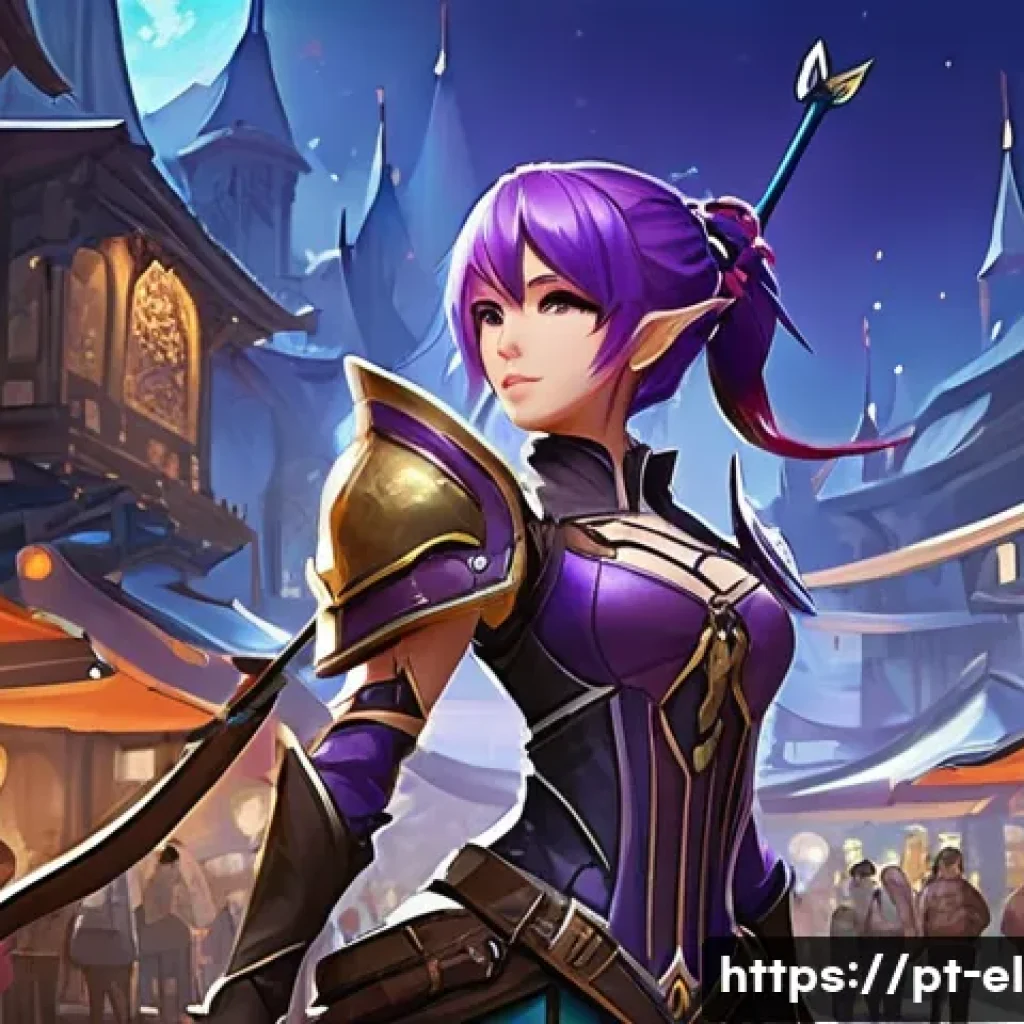 엘소드 오픈 채팅 활용법 - **Prompt:** A dynamic, full-body shot of a female Elsword-style archer character, aged around 18-25,...